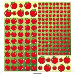 2000 Count Apples Stickers